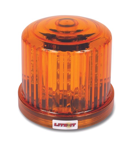 Custer HF20RL Amber Magnetic LED Beacon Battery Operated