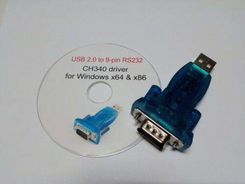 USB vers RS232 port série DB9 9Pin mâle COM Port Adaptateur convertisseur 