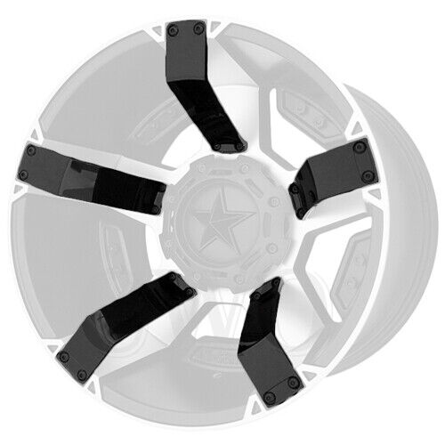 0mm Offset Wheel Gloss Black XD Series XD811 Rockstar II Inserts For 20x9 