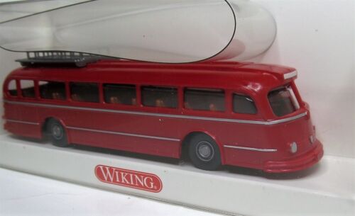 Wiking 1:87 MERCEDES BENZ O 6600 H Pullman Autobus neuf dans sa boîte 799 10 cramoisie 