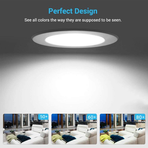 Dimmbare 7W LED Einbauleuchten Decke Downlights 50W entspricht Lampe Bright ST