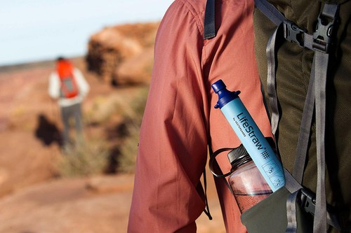 Camping LifeStraw 1Person Water Filter LifeStraw for Hiking Travel New Genuine