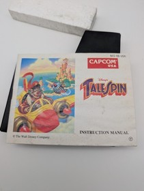 TaleSpin NES Nintendo Cartridge Manual Foam Box Disney Tested Working