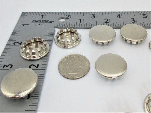 Bright Nickel Plated Hole Plugs 1 1//4” Snap-in Panel Plugs Various Pack Sizes