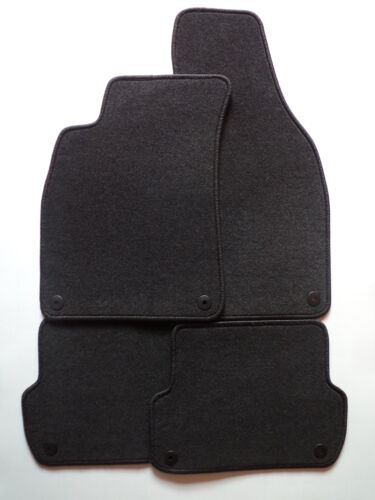 Fußmatten  schwarz Nadelfilz original Passform Seat EXEO ab 2009 