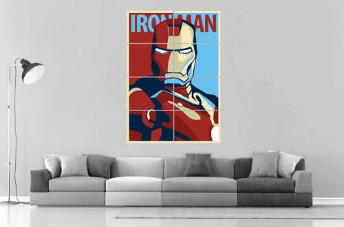 Iron Man Vintage Speziell Plakat Art Plakat Groß Format A0 Groß Druck