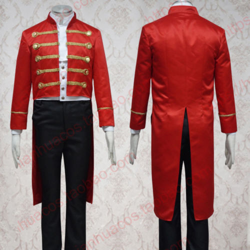 The Greatest Showman Phillip Carlyle red outfit cosplay costume cosplay suit HH