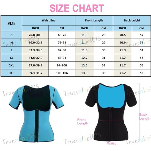 EXTREME thermo Miss Neoprene Vest Sweat Sauna Slimming Tummy shaper Fitness wear