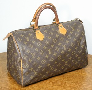 Genuine Vintage LOUIS VUITTON Speedy 35 Hand Bag. Classic Monogram. Great Patina | eBay