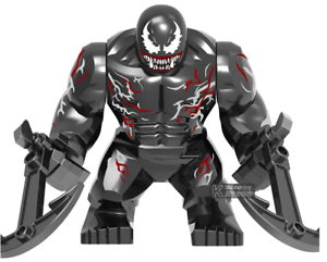 Venom riot movie black spiderman mini figures toy avengers comics hero marvel