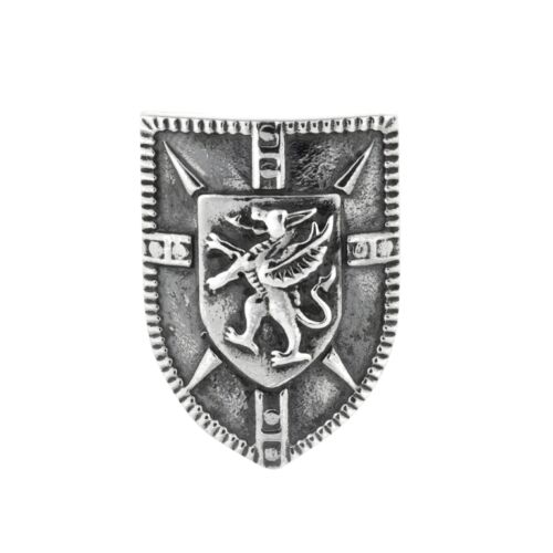 Schild mit Greif Fabeltier Wappen Charm für Rebeligion Armband Black Rock Large