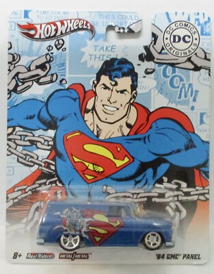 HOT WHEELS POP CULTURE DC COMICS SUPERMAN GMC PANEL REAL RIDERS AR EBay