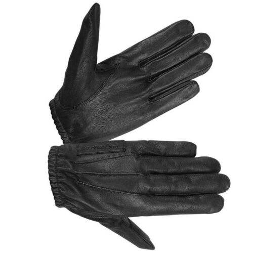 HUGGER Motorcycle Police Style Search Driving Gloves Women's Leather 