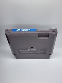 Ice Hockey Nintendo NES Game Cartridge Manual Dust sleeve Cleaned tested works!