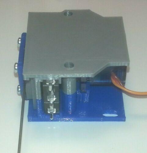 SERVO MOTEUR AIGUILLAGE LINEAIRE MICROSWITCH 3D PRINTING PLA 