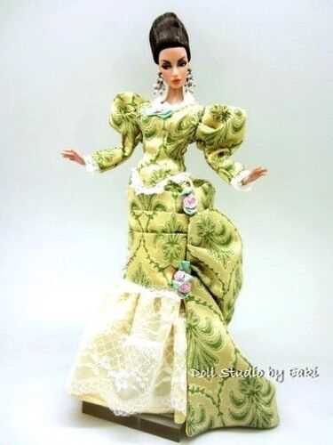 Victorian Evening Dress Outfit Gown Fits Silkstone Barbie Fashion Royalty Candi