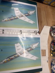 LEGO 7893 Passenger Plane With Mini Figures Complete - (No Box)