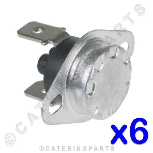 PACK OF 6 x CT27 SURFACE CONTACT THERMOSTATS 125°C MANUAL RESET SAFETY CUT OUT