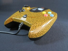 Dreamcast controller leopard print Sega DC Japan game tested games hkt-7700 jp