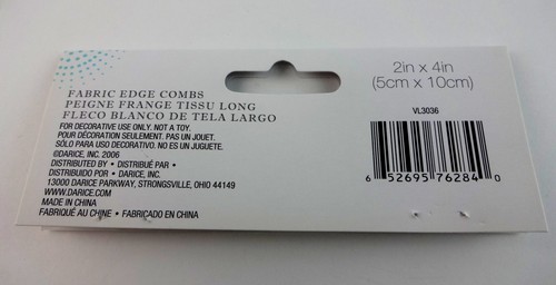Hair Combs White Satin Edge Clear Plastic 4 Inches Wide Set Of 2 Wedding Bridal