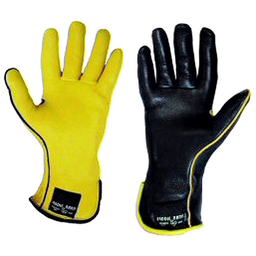 Left Hand 8.5 Size Black Horse Bull Riding Saddle Barn Super Pro Rodeo Gloves