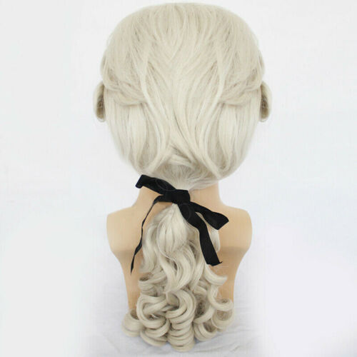 Adult Judge Wig Barrister Lawyer Court Fancy Dress Costume Cosplay Mens Ladies
