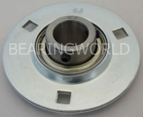 SBPF206-30MM High Quality 30mm Set Screw Pressed Steel 3-Bolt Flange Bearing