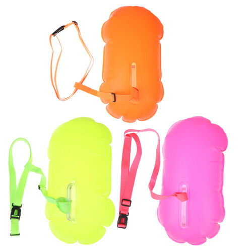 1X PVC Swimming Buoy Safety Air Dry Tow Bag Float Inflatable Signal Drift Bag FJ