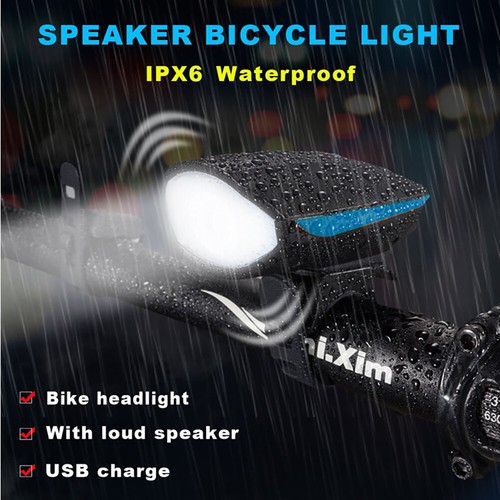 Super Bright USB Led Bike Bicycle Light Rechargeable Headlight Taillight Set New