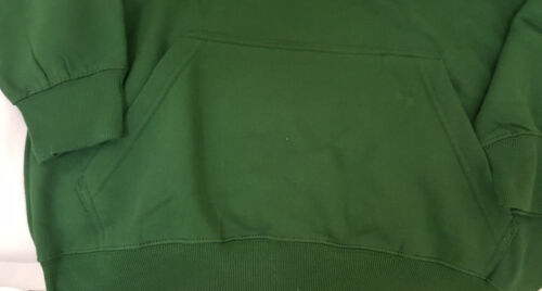 xxl Men/'s Hooded Sweatshirt  Plain Hoodie Blank Pullover Hoody Green Black Sm