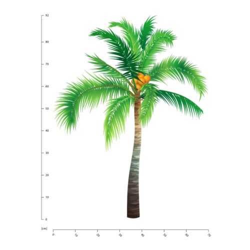 Palm Tree Tropical Trees Wall Decal Sticker WS-47187 