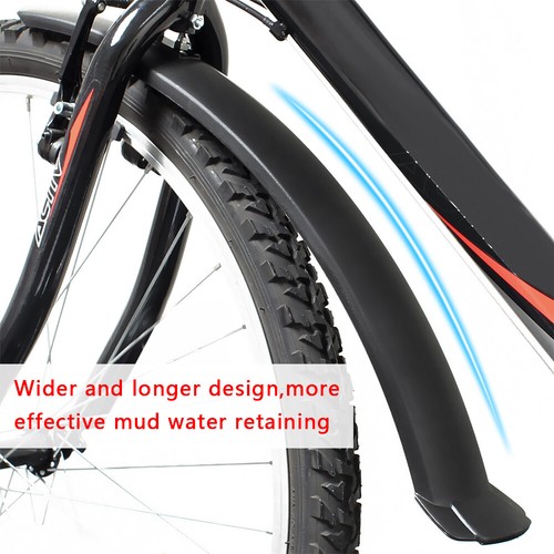 Mountain Bike Mudguard 26/'/' Bicycle Cycling Front Rear Mud Guards Fenders Set