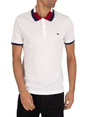 White Details about   Lacoste Men's Logo Polo Shirt 