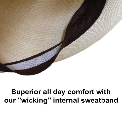 Rolling Hand Woven Handmade Fairly Traded Genuine Panama Hat from Ecuador 