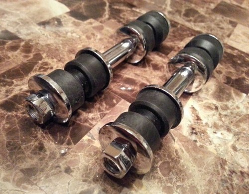 Chrome Front Sway Bar Links 65-70 Impala /& Biscayne Caprice