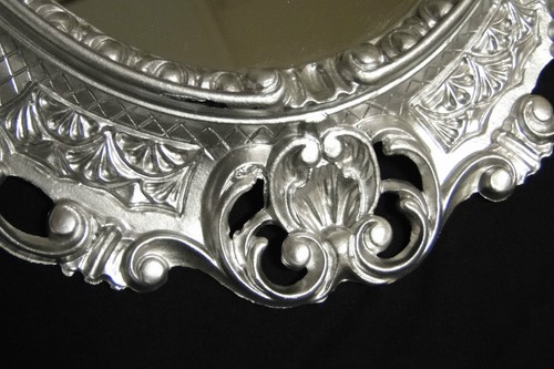 Mobiliar Interieur Bilderrahmen Silber Barock Oval Fotorahmen Antik Jugendstil 45x37 Hochglanz A Antiquitaten Kunst Subzy Mk