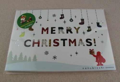 nanoblock NP071 postcard Merry Christmas