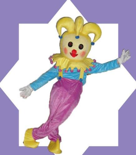 Details about  /  Clown Mascot Costume Suit Cosplay Party Game Dress Outfit Advertising Adults