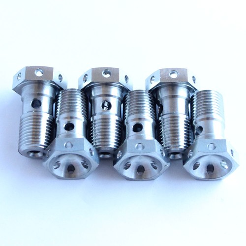 no:992-03-31SC Cross drilled for lock wire Brembo fit TITANIUM banjo