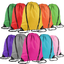 String Drawstring Backpack Cinch Sack Gym Tote Bag School Sport Daily Gym Pack