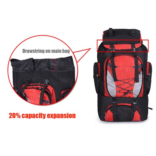 80L Hiking Backpack Travel Trekking Camping Mountaineering Outdoor Waterproof