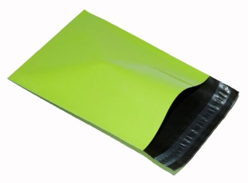 Neón verde 12 X 16" 305 X 406mm franqueo de correo bolsas de correo postal elegir cantidad 