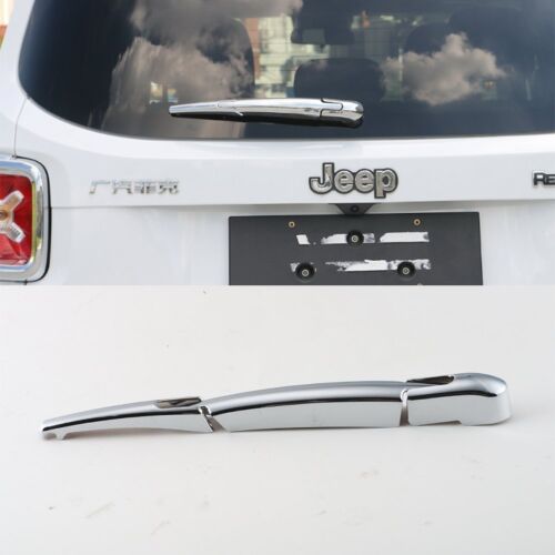 Chrome Rear Window Windshield Wiper Blade Cover Trim For Jeep Renegade 2015-2017 