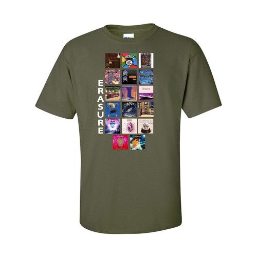ERASURE VARIOUS COLOURS CREW NECK SHORT SLEEVE TSHIRT