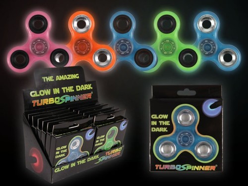 Turbo Spinner Glow in the Dark nachtleuchtend Fingerbeschäftigungsspiel