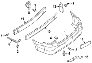 NISSAN 788193SG0A GENUINE OEM CLOSING PLATE