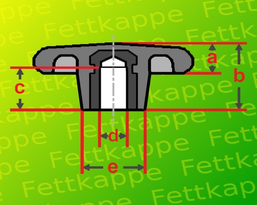 3 x Sterngriffmutter M8 Sternmutter Feststellmutter Sterngriff Griff Ø 40mm