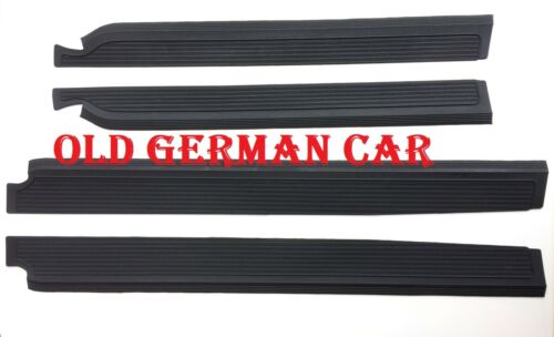 For Old Mercedes Benz W108 280sel 300 Sel Door Sill Plate Rubber Set of 4 Black 