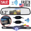 Backup Camera Mirror Monitor Car Rear View Reverse Night Vision Parking System