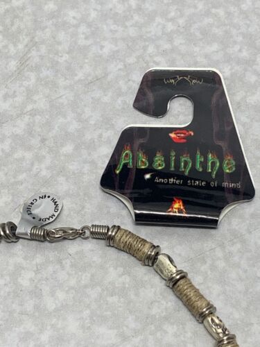 Details about  / Absinthe Handmade Hemp Rope Choker Necklace Tiki Skulls Greece Jewelry